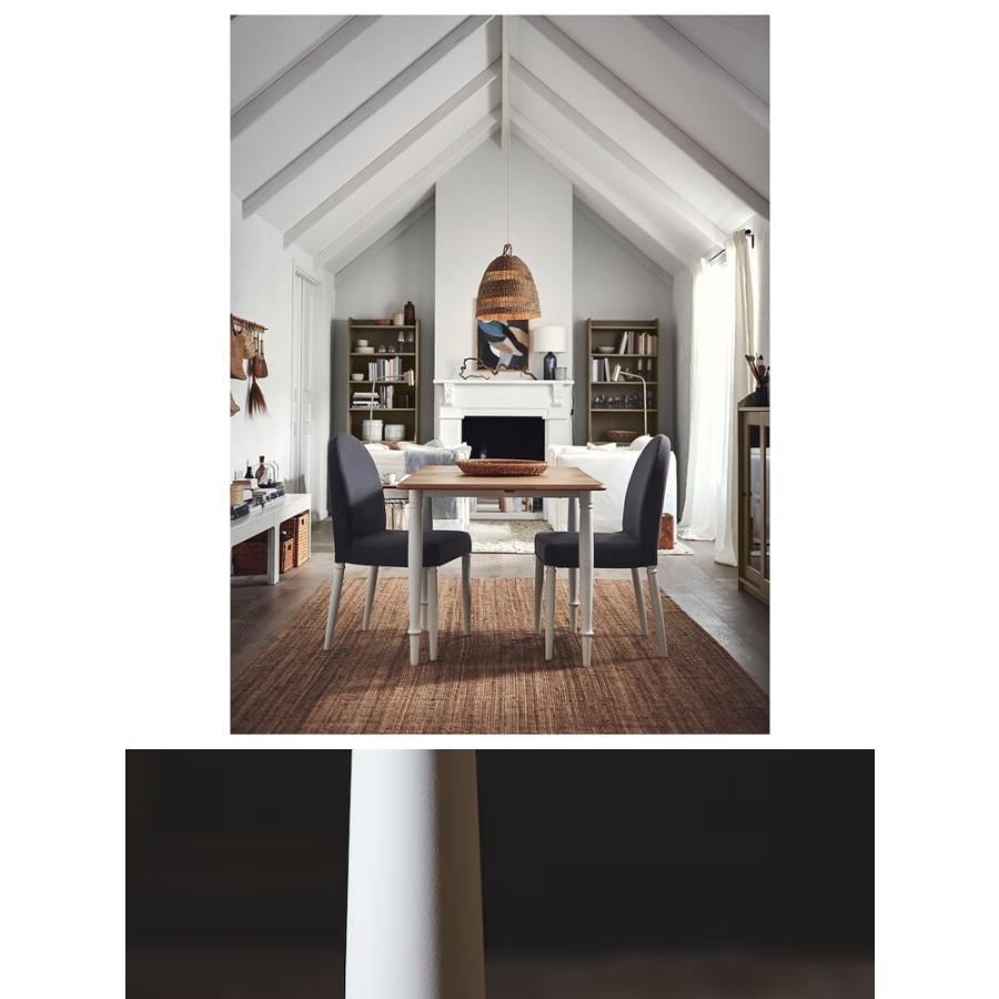 IKEA Original DANDERYD -ダンデリード- ダイニングテーブル オーク材突き板/ホワイト 130x80 cm｜polori｜04