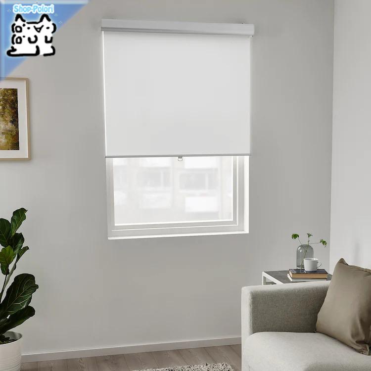 【2点セット】 IKEA TRETUR 遮光ロールスクリーン ホワイト イケア（IKEA） IKEA - - TRETUR -トレトゥール- 遮光ローラー
