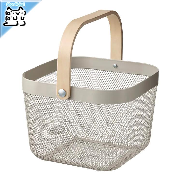 イケア（IKEA） IKEA - - RISATORP -リーサトルプ- バスケット グレー