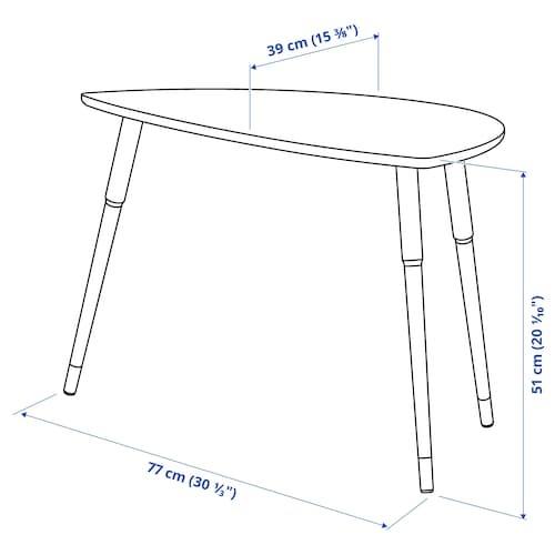 サイドテーブル　ブルー　LÖVBACKEN ローヴバッケン イケア IKEA - LOVBACKEN -ローヴバッケン- サイドテーブル