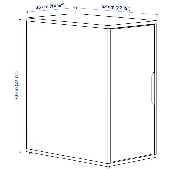 IKEA Original ikea ワゴン ALEX -アレクス- 収納ユニット ホワイト キャビネット 36x70 cm｜polori｜07