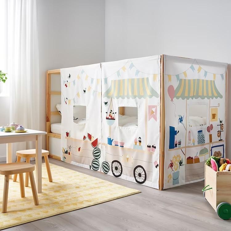 イケア IKEA - KURA -キューラ- リバーシブルベッド ホワイト イケア IKEA - KURA -キューラ- リバーシブルベッド ホワイト