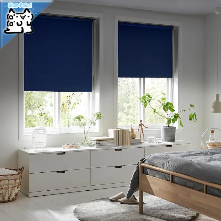 Ikea Original Fridans フリダンス 遮光ローラーブラインド ブルー 80x195 Cm Ikea Shop Polori 通販 Yahoo ショッピング