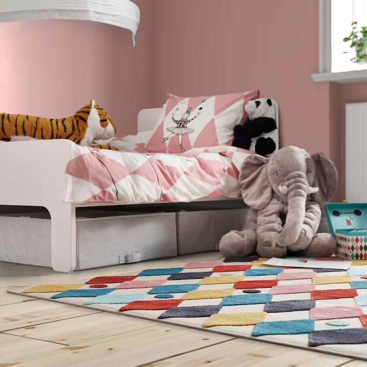 イケア（IKEA） IKEA - - BUSENKEL -ブッセンケル- ラグ 道化/マルチ
