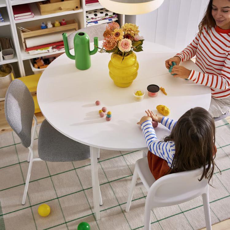 イケア（IKEA） RIDSTIG リードスティグ ラグ 平織り オフホワイト