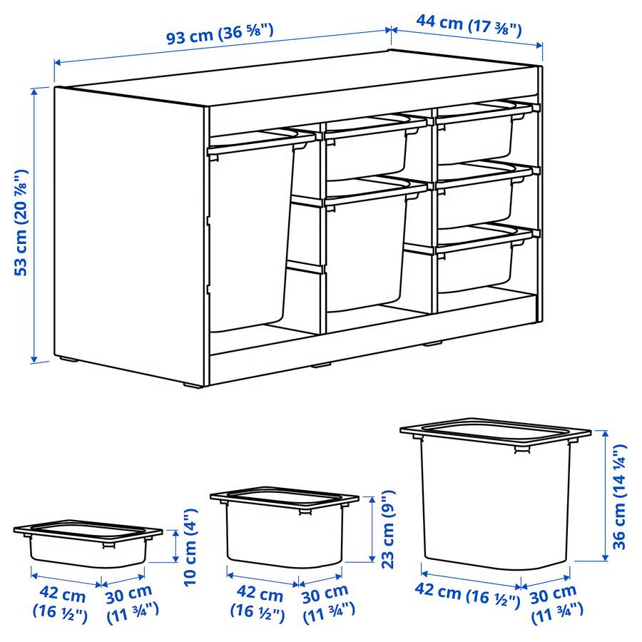 イケア（IKEA） 【 IKEA - イケア -】TROFAST - トロファスト - 収納