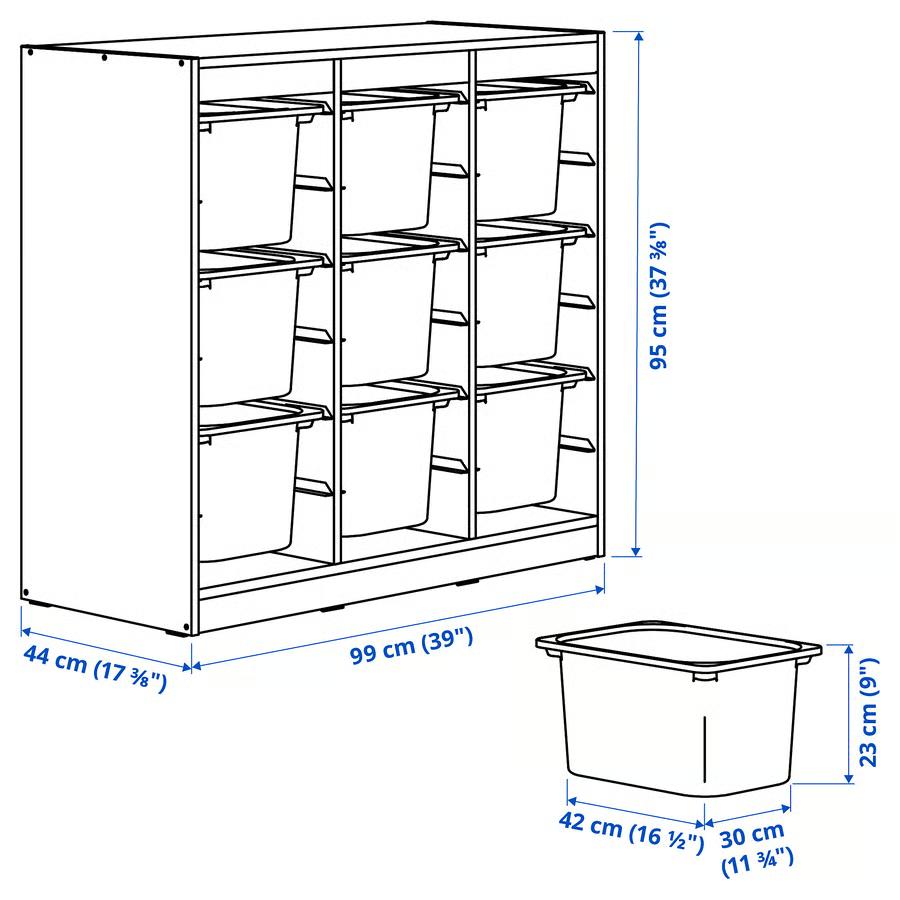 イケア（IKEA） 【 IKEA - イケア -】TROFAST - トロファスト - 収納