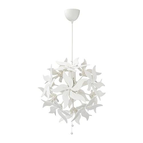 IKEA 照明　5000円 ZEBRASÄV white pendant lamp, 18