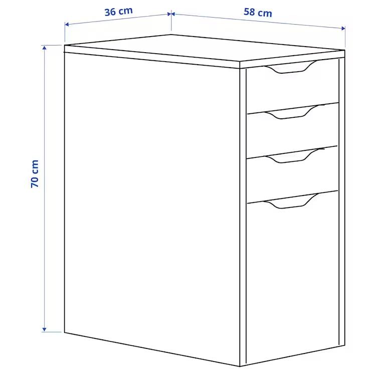 イケア（IKEA） IKEA - - ALEX -アレクス- 引き出しユニット
