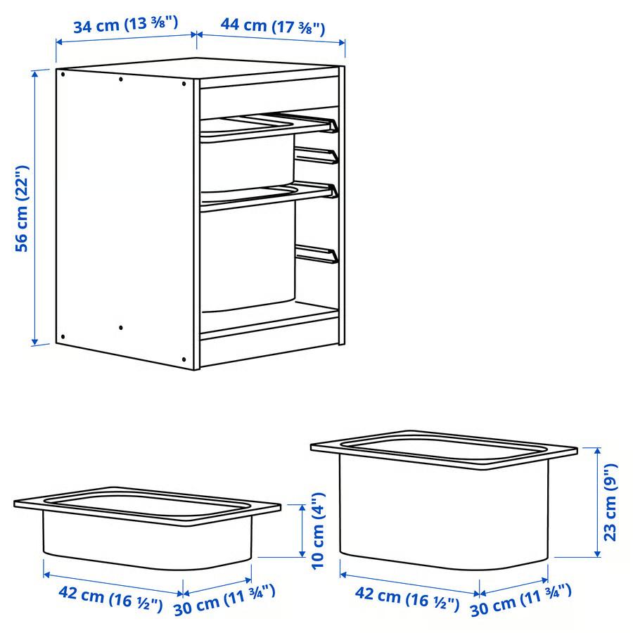 イケア（IKEA） 【 IKEA - イケア -】TROFAST - トロファスト - 収納