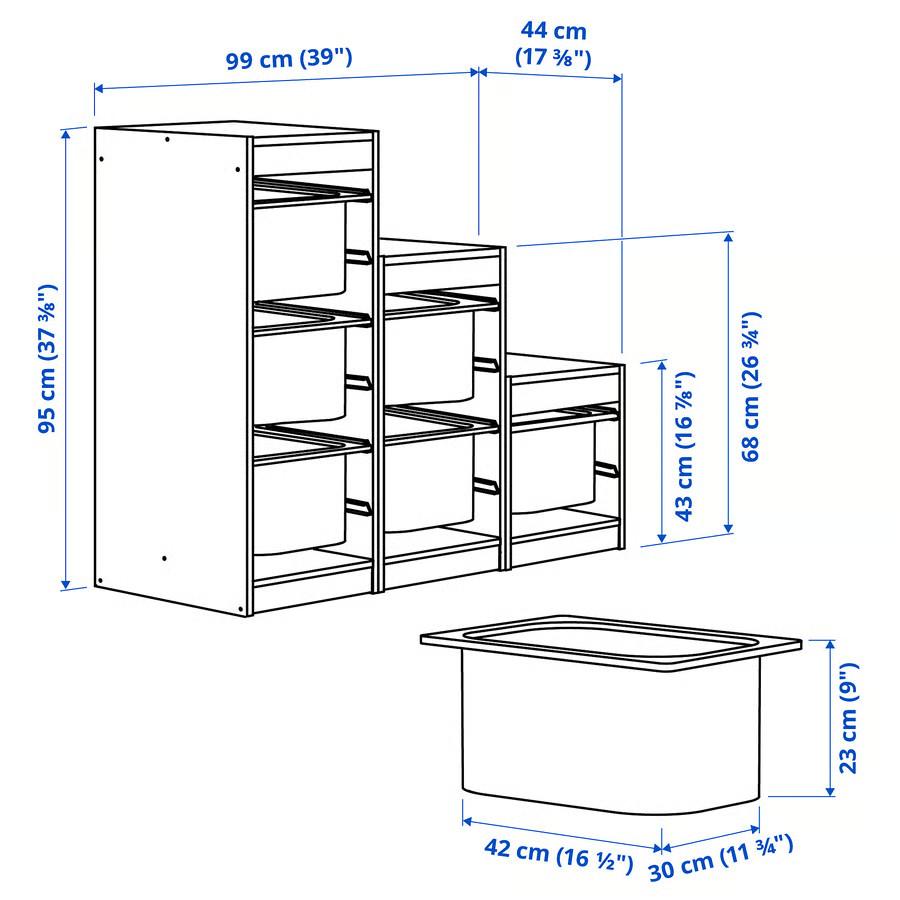 イケア（IKEA） 【 IKEA - イケア -】TROFAST - トロファスト - 収納