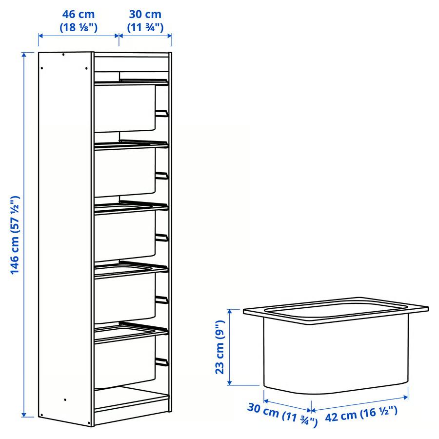 イケア（IKEA） 【 IKEA - イケア -】TROFAST - トロファスト - 収納