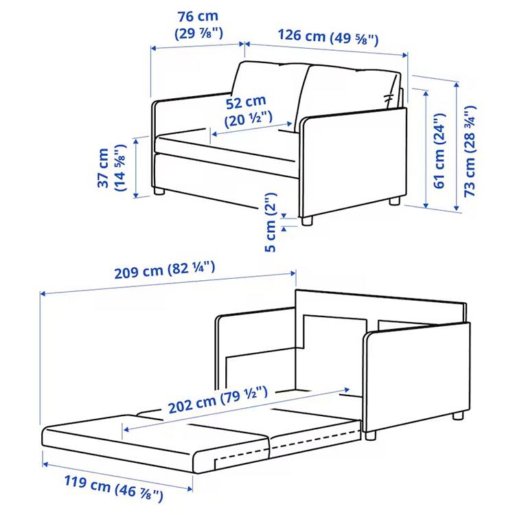 現地引き取り専用 美品　IKEA FRIDHULT ソファベッド イケア（IKEA） IKEA - - FRIDHULT -フリドフルト- ソファベッド