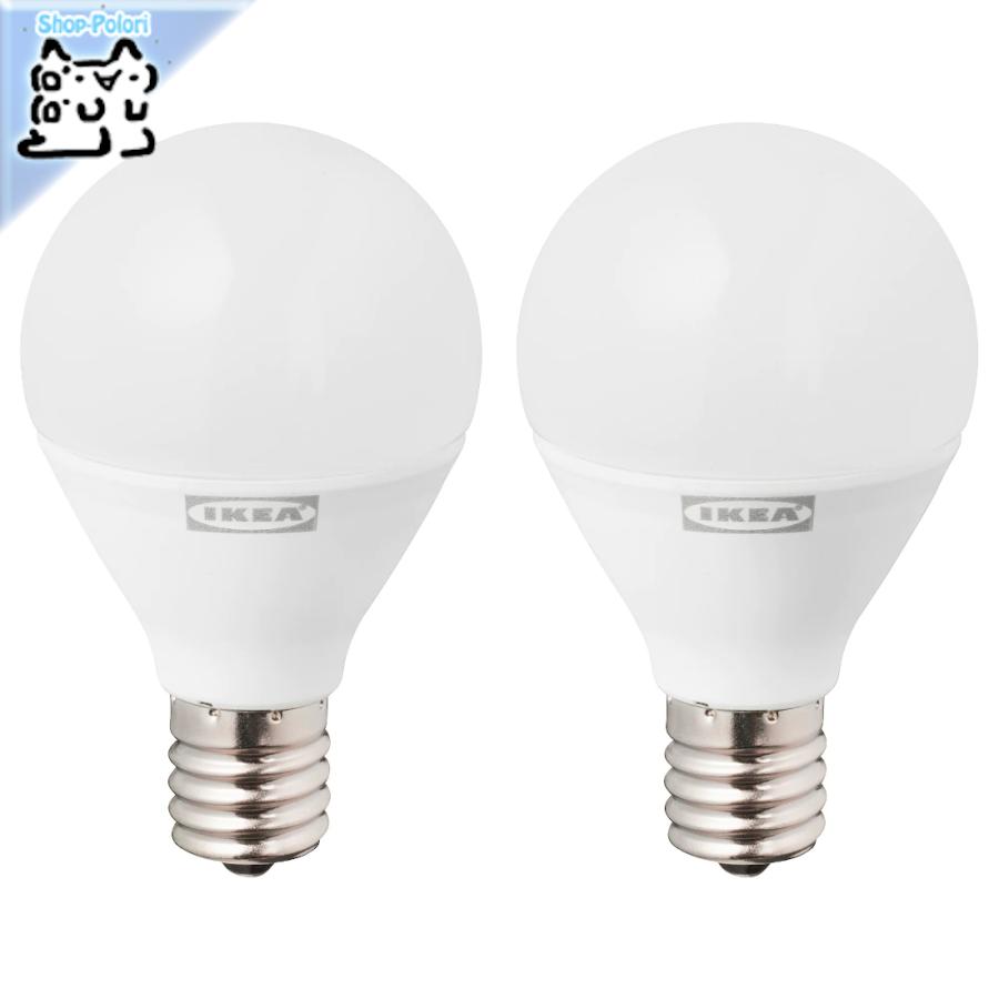 Ikea Original Ryet リーエト Led電球 E17 440ルーメン 球形 オパールホワイト6500 ケルビン 2 ピース Ikea Shop Polori 通販 Yahoo ショッピング