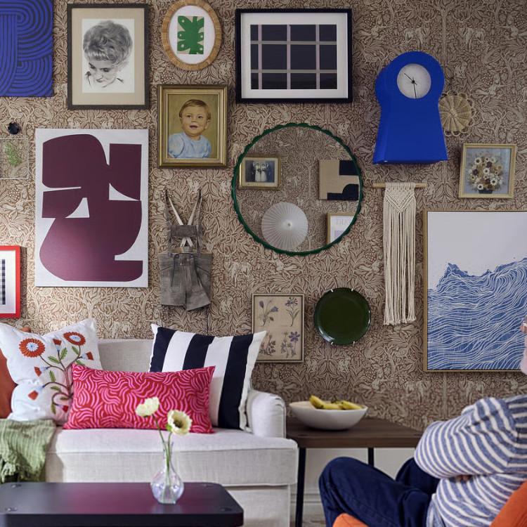IKEA - イケア - DAGGKAPRIFOL -ダッグカプリフォール- ミラー 円形 ダークグリーン 60 cm (606.179.24)_3