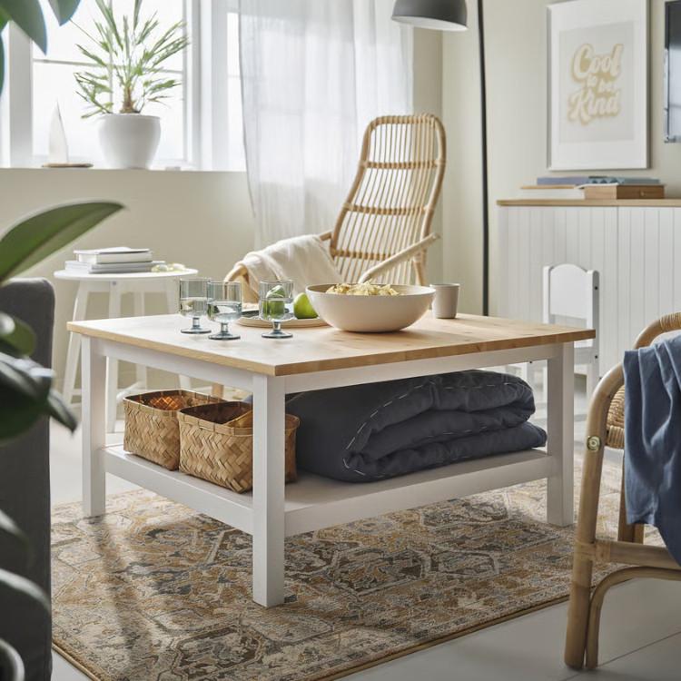 イケア（IKEA） JARNVAG ヤーンヴェグ ラグ パイル短 飾り模様