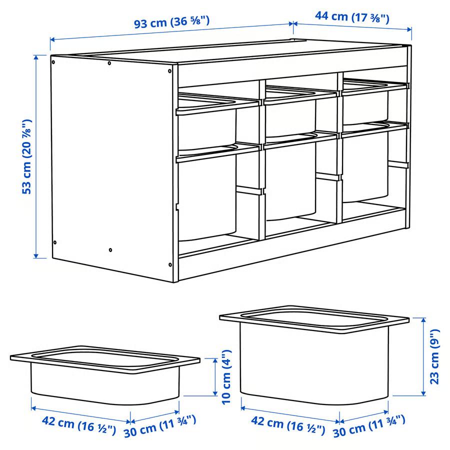 イケア（IKEA） 【 IKEA - イケア -】TROFAST - トロファスト - 収納