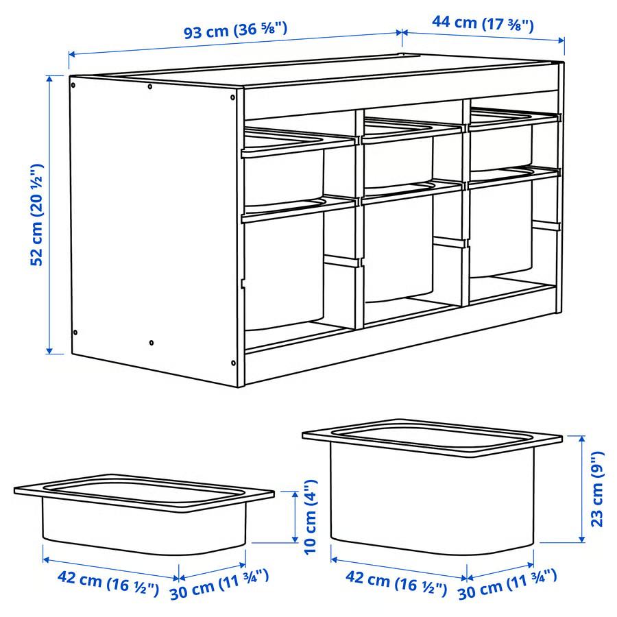 イケア（IKEA） 【 IKEA - イケア -】TROFAST - トロファスト - 収納