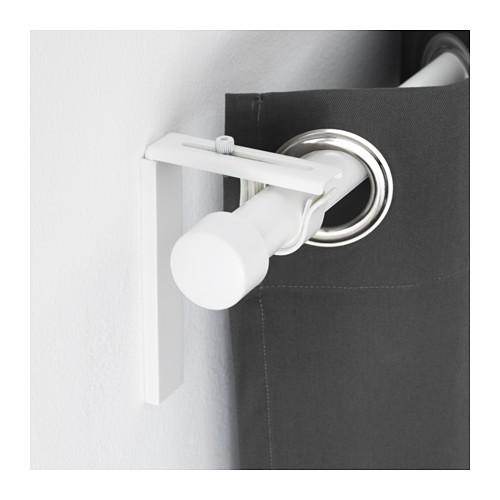 IKEA Original BETYDLIG カーテンロッド用 壁/天井用ブラケット ホワイト｜polori｜02