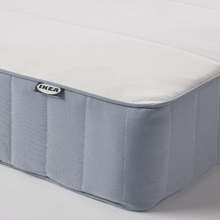 イケア IKEA クイーンベッド VESTMARKA マットレス付き
