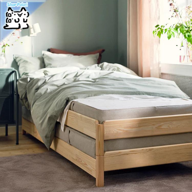 IKEA - イケア - VANNAREID -ヴァンナレイド- ポケットコイルマットレス よりかため/ベージュ 80x200 cm (704.902.22)