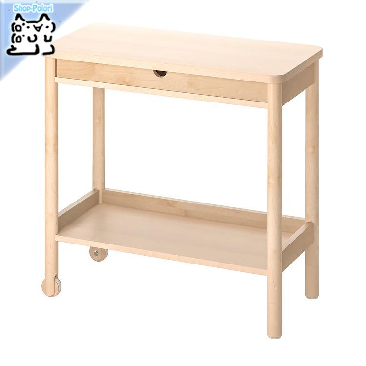 イケア（IKEA） IKEA - - RONNINGE -ロッニンゲ- ワゴン バーチ 78x39