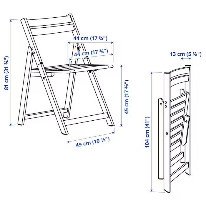 イケア（IKEA） IKEA - - NAMMARO -ネッマロー- チェア 屋外用