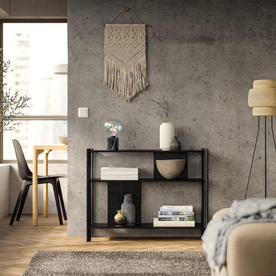 IKEA JÄTTESTA シェルフユニット ブラック　イェッテスタ イケア（IKEA） 【 IKEA - イケア -】JATTESTA -イェッテスタ- サイド