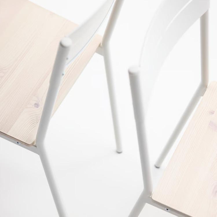 イケア（IKEA） IKEA - - BUSLATT -ブースレット- チェア ホワイト