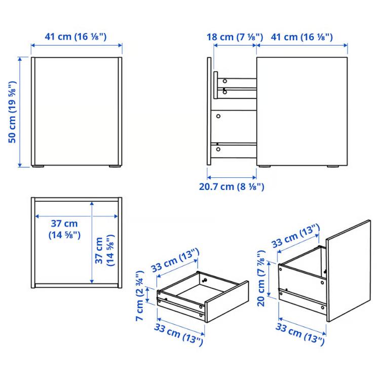イケア（IKEA） IKEA - - PLOJKER -プロイケル- ベッドサイドテーブル