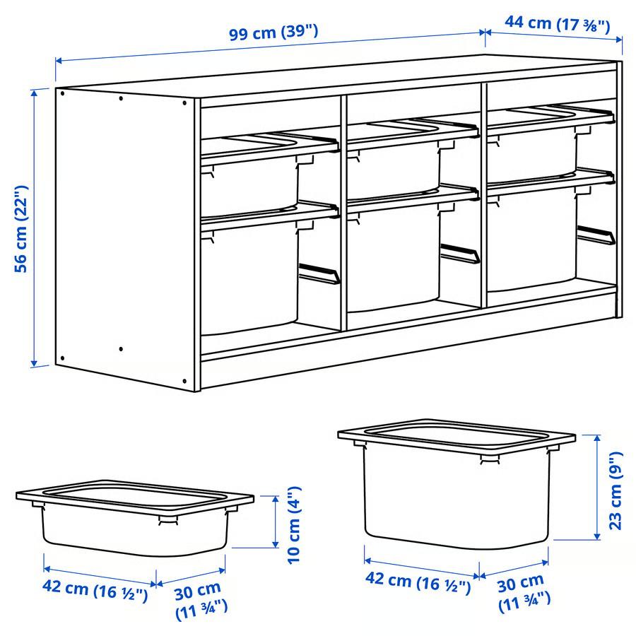 イケア（IKEA） 【 IKEA - イケア -】TROFAST - トロファスト - 収納