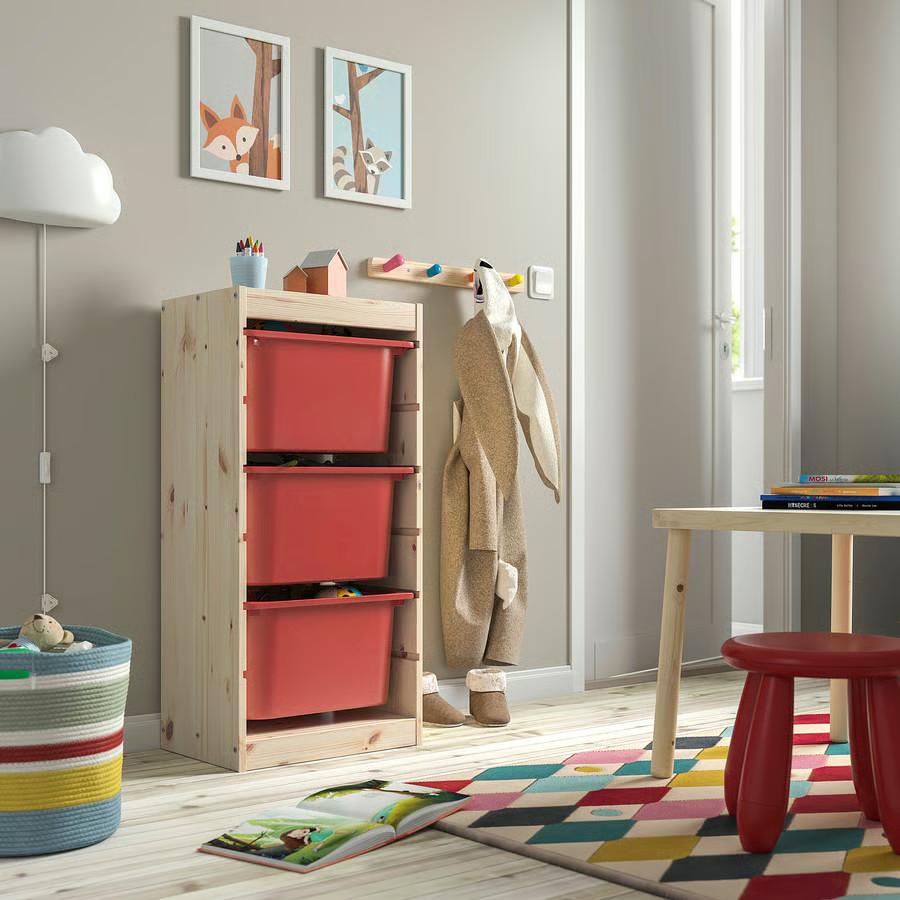 イケア（IKEA） TROFAST トロファスト 収納コンビネーション BOX付き