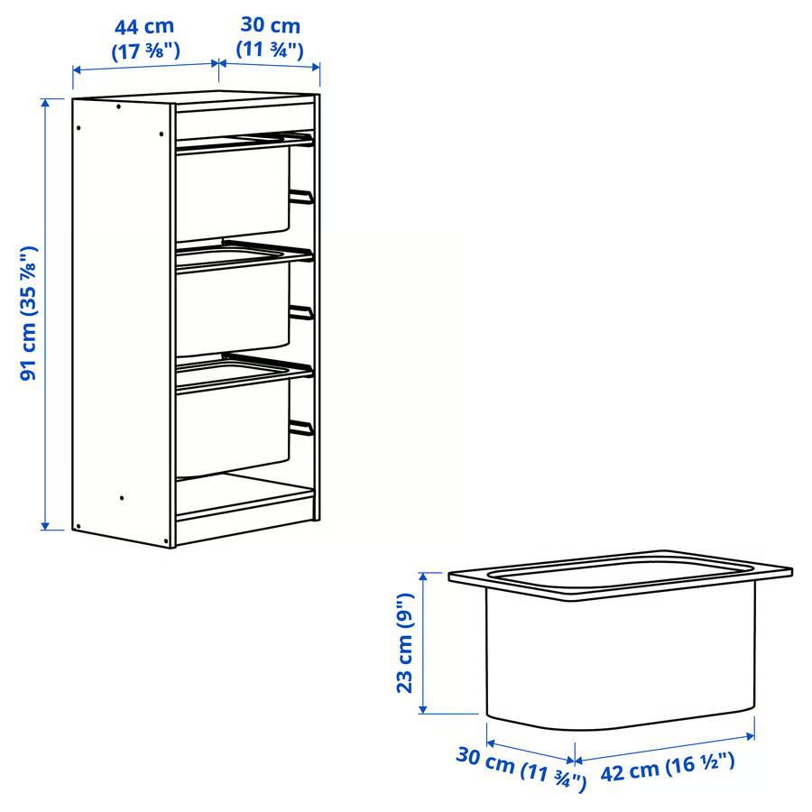 イケア（IKEA） 【 IKEA - イケア -】TROFAST - トロファスト - 収納
