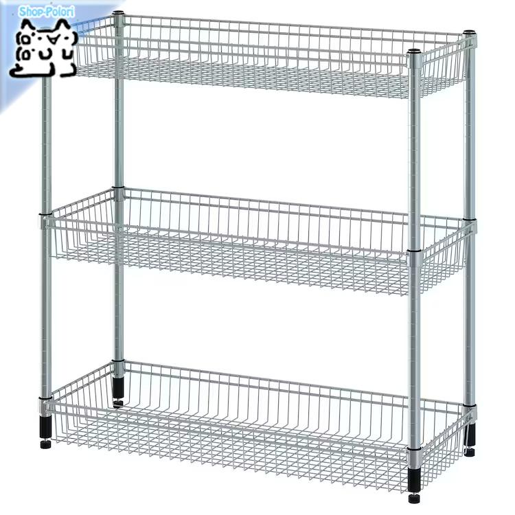 IKEA - イケア - OMAR -オマル- シェルフユニット バスケット3個付き 亜鉛メッキ 92x36x94 cm (804.830.80) : ikea-80483080 : Shop-Polori - 通販 - Yahoo!ショッピング IKEA - イケア - OMAR -オマル- シェルフユニット バスケット3個付き 亜鉛メッキ 92x36x94 cm (804.830.80) : ikea-80483080 : Shop-Polori - 通販 - Yahoo!ショッピング