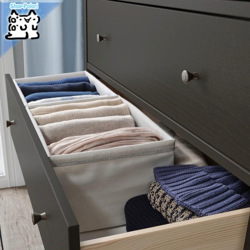 IKEA Original BAXNA -バクスナ- 収納ボックス オーガナイザー グレー/ホワイト 26x34x18 cm :ikea-80486291:Shop-Polori 通販 IKEA フェルトバスケット 2個セット 収納ボックス グレー