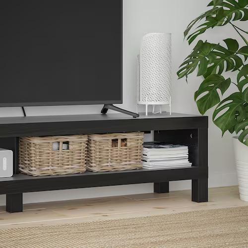イケア IKEA - LACK ラック テレビ台 ブラックブラウン イケア IKEA - LACK ラック テレビ台 ブラックブラウン