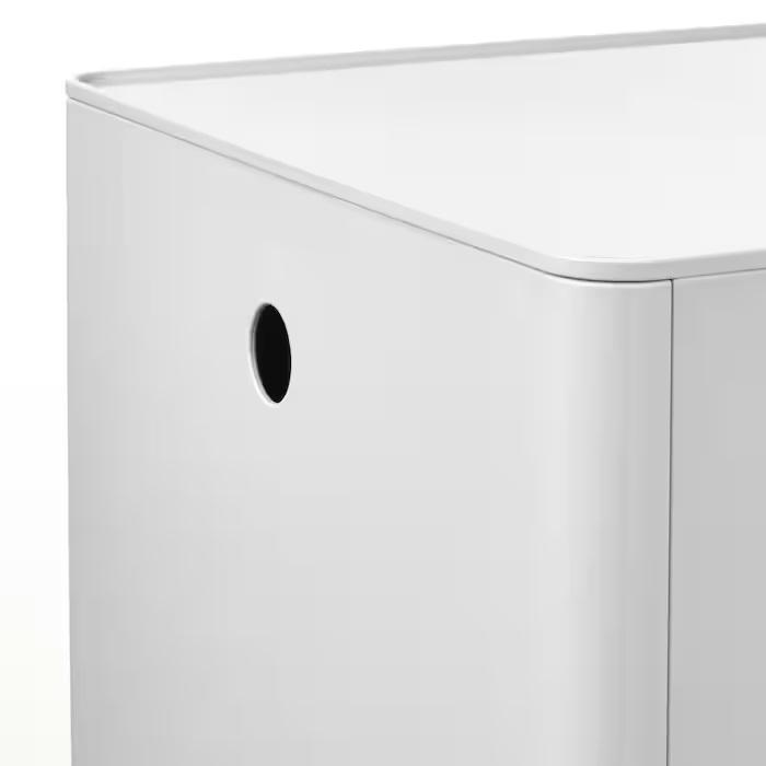 IKEA Original KUGGIS -クッギス- 収納ボックス ふた付き ホワイト 32x32x32 cm｜polori｜05