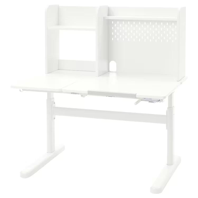 IKEA - イケア - BERGLARKA -ベリレルカ- デスクトップ＆シェルフ ホワイト 100x70 cm (805.285.02)_1