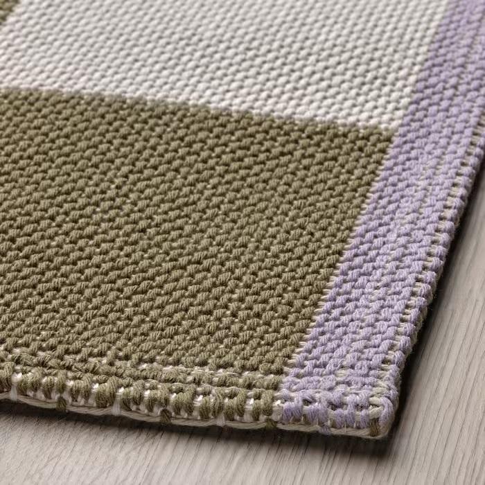 【新品未使用】IKEA KLASSRUM クラスルム 平織りラグ イケア（IKEA） IKEA - - KLASSRUM -クラスルム- ラグ 平織り ホワイト