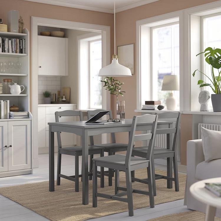 イケア（IKEA） IKEA - - HAUGA -ハウガ- チェア グレー 40x87 cm