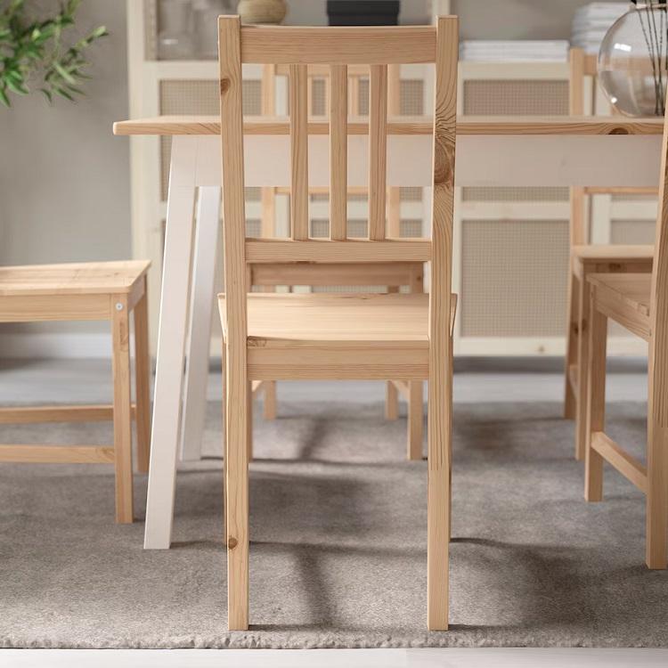IKEA　PINNTORP ピントルプ PINNTORP ピントルプ テーブル, ライトブラウンステイン/ホワイト