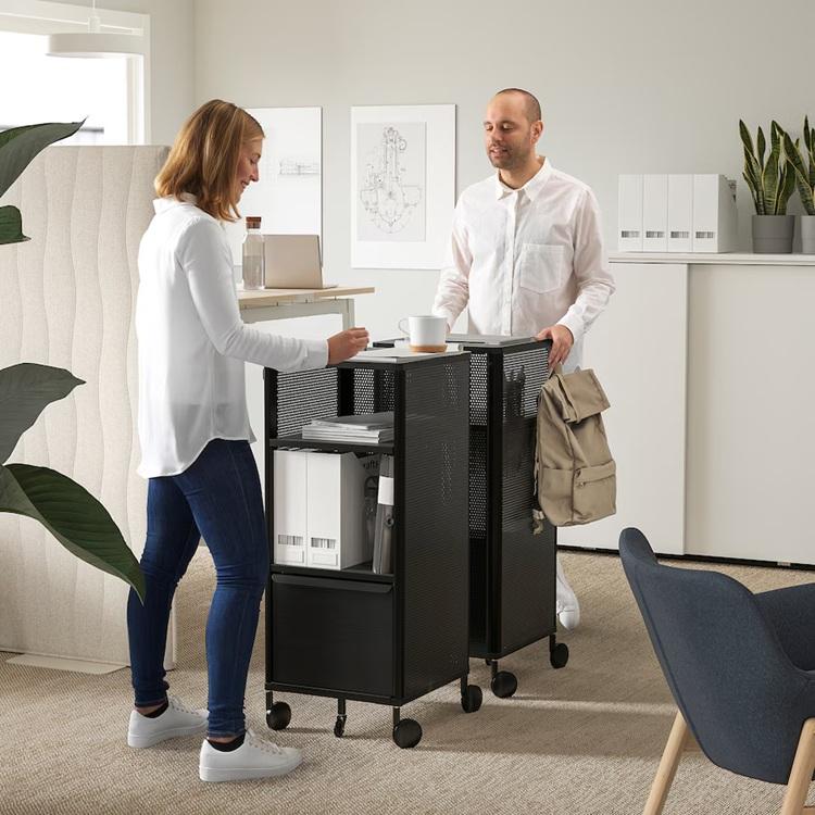 イケア（IKEA） IKEA - - BEKANT -ベカント- 収納ユニット キャスター