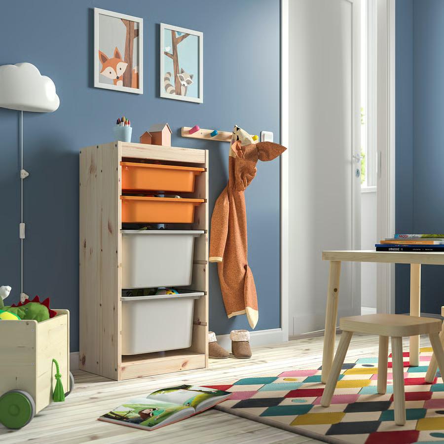 イケア（IKEA） TROFAST トロファスト 収納コンビネーション BOX付き