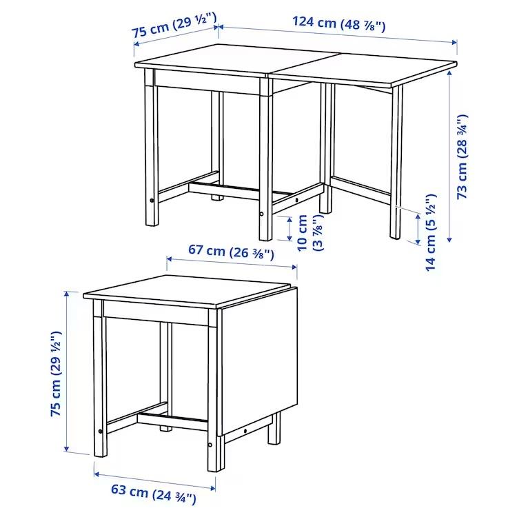 イケア IKEA - PINNTORP ピントルプ ゲートレッグテーブル イケア IKEA - PINNTORP ピントルプ ゲートレッグテーブル
