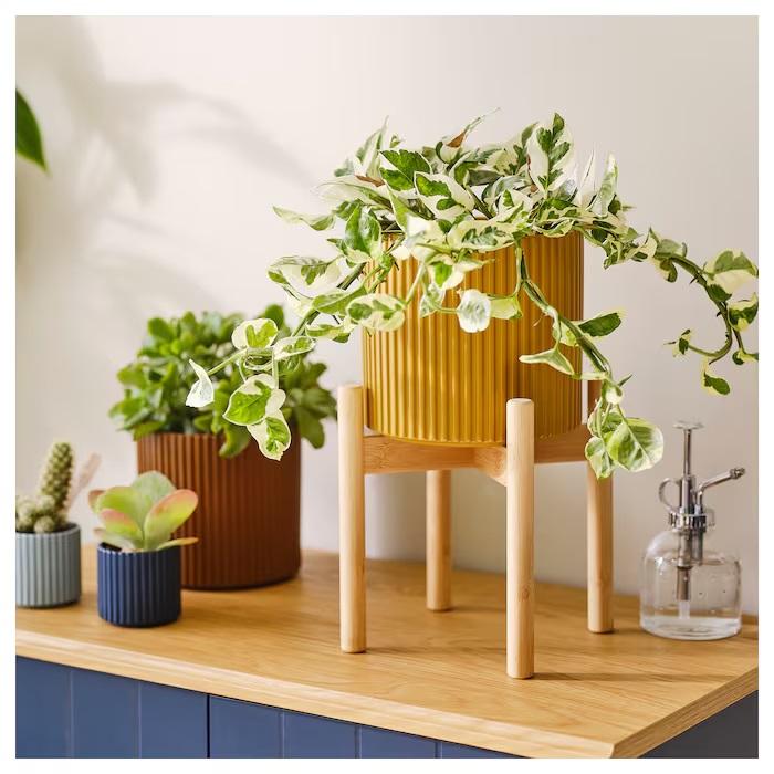 IKEA - イケア DAKSJUS -ダクシュース- プラントスタンド 竹 21 cm