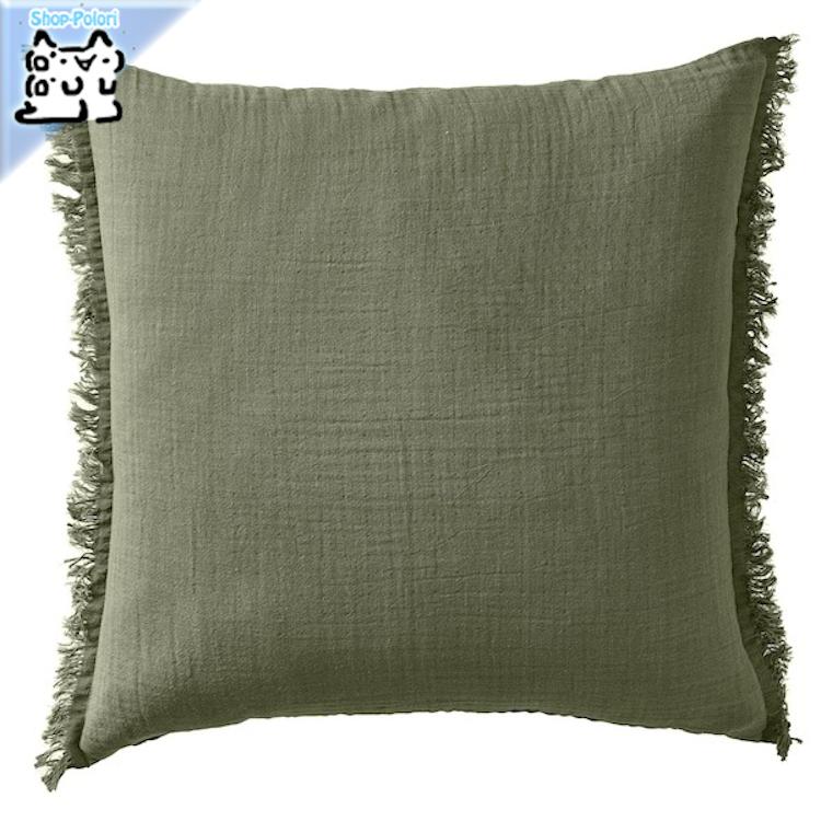 羽毛クッション付 IKEAイケア MARKERADマルケラッド クッションカバー Off-White - IKEA× Virgil Abloh MARKERAD/マルケラッド クッションの