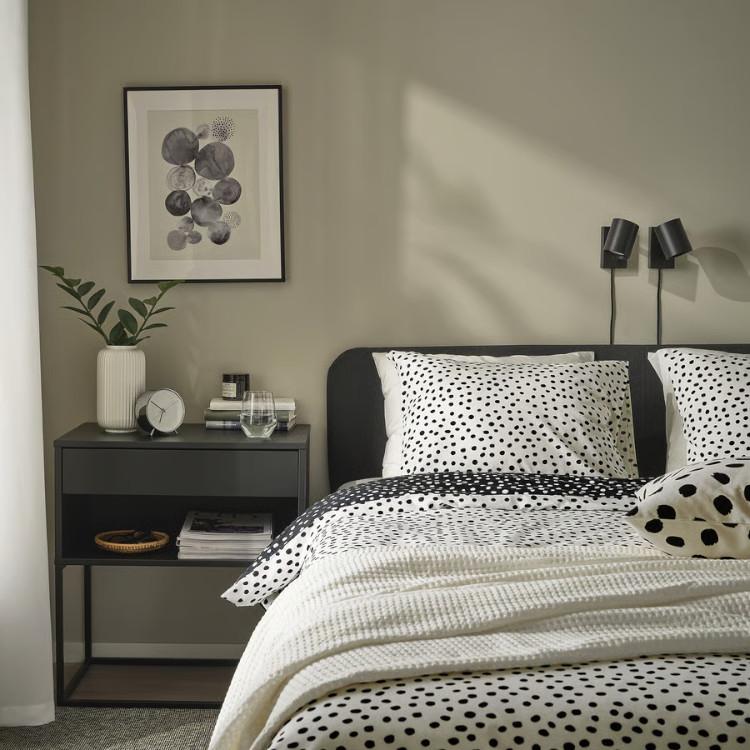 IKEAイケア MARKERADマルケラッド 掛け布団カバー＆枕カバー　新品 イケア（IKEA） IKEA - - SLANHOSTMAL -スローンホストマル- 掛け布団