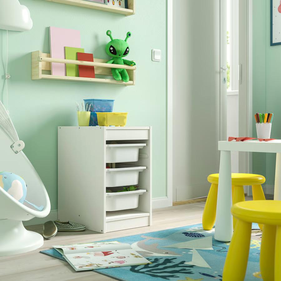 IKEA イケア トロファスト ＋ トミカ棚 6段 中古】IKEA イケア トロ