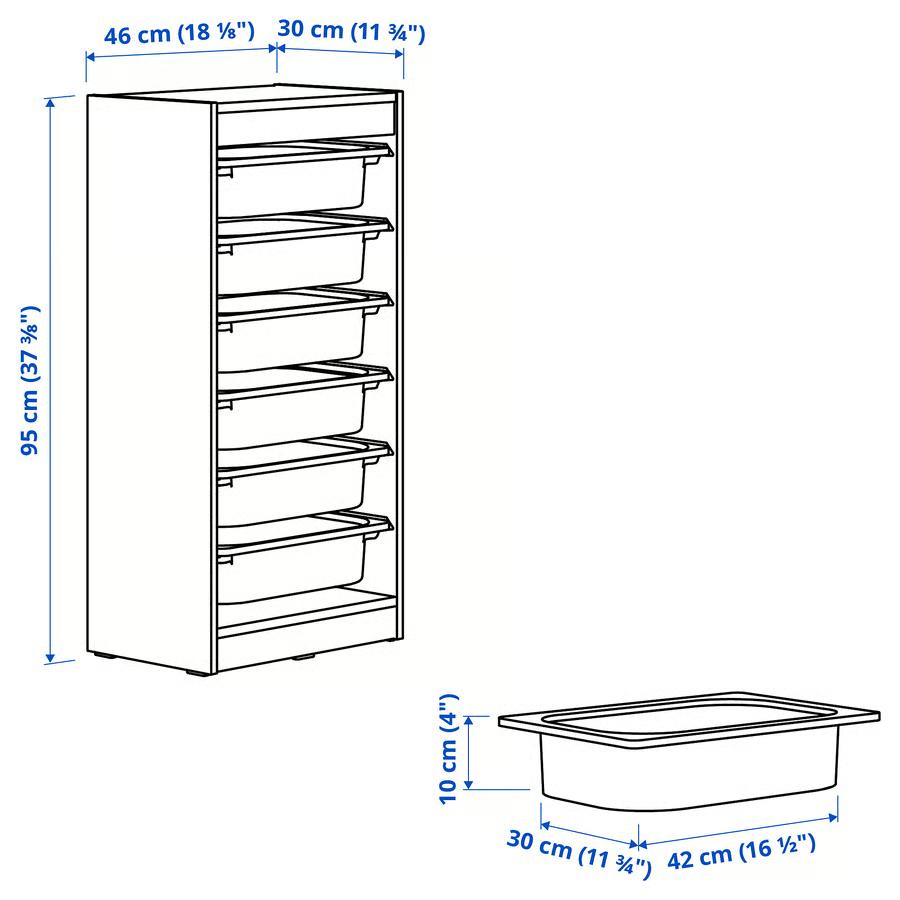 イケア（IKEA） 【 IKEA - イケア -】ikea チェスト TROFAST -トロ