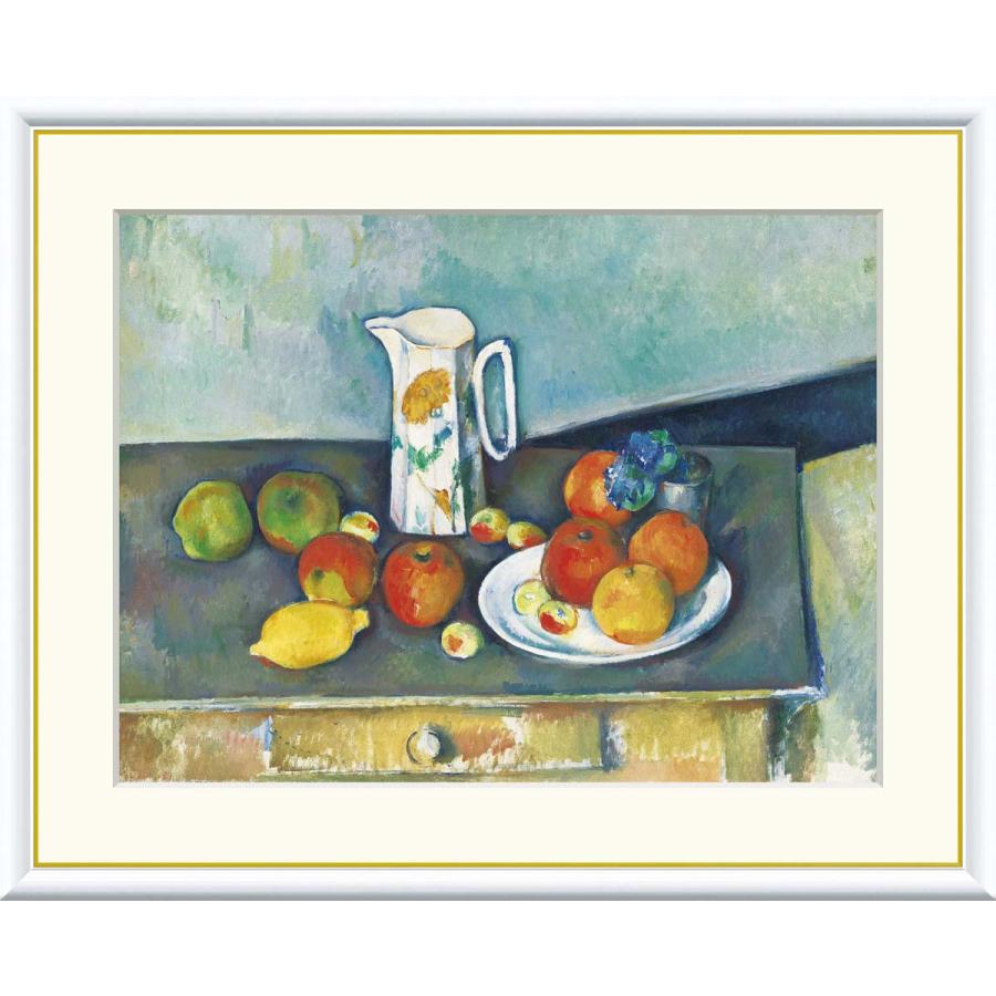 西洋画 複製画 静物 ポール・セザンヌ 52×42cm F6サイズ 樹脂製